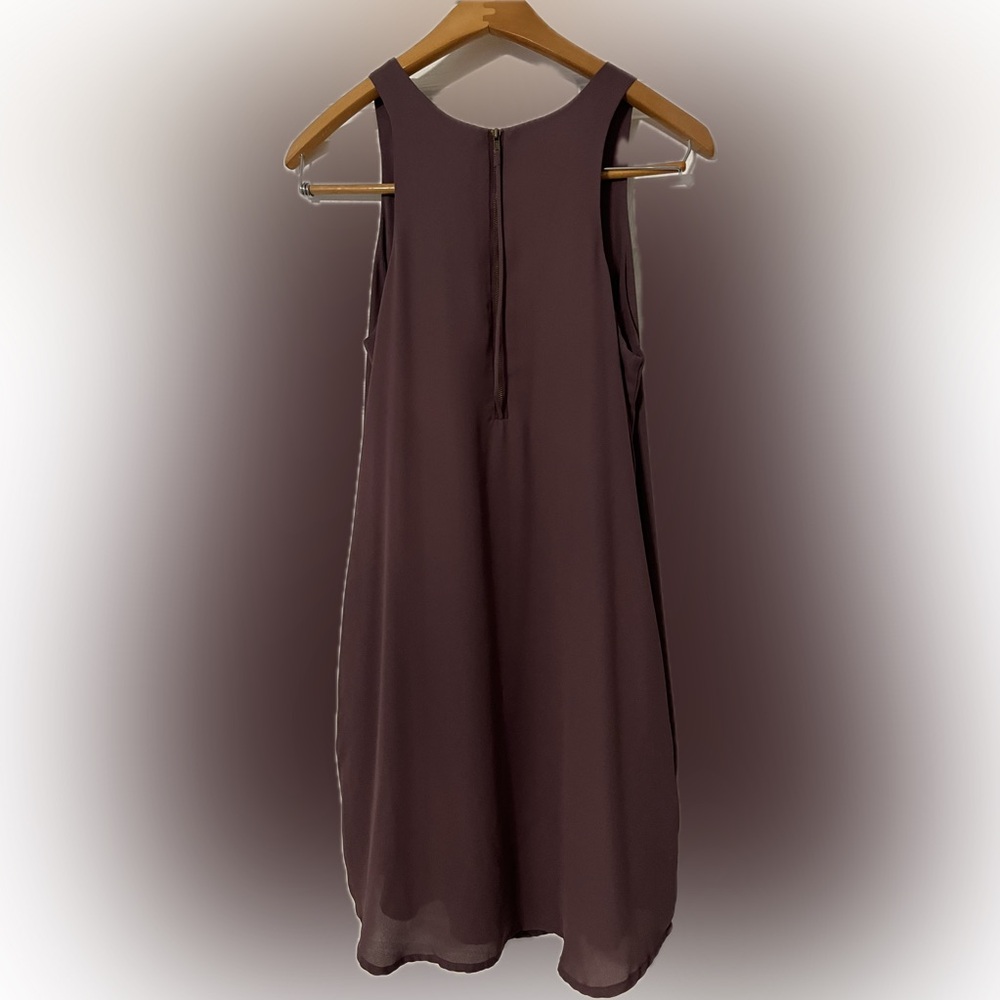 Pink Republic Backless Plum Dress